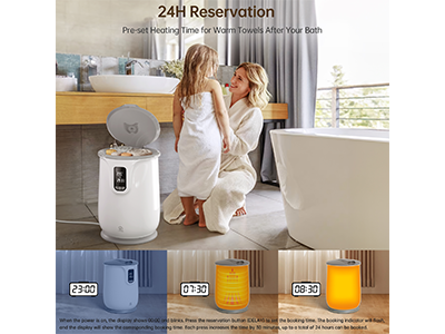 Winter Bathroom Upgrade Essential: Labiim 23L Towel Warmer Bucket – Heats in 5 Mins, 24-Hour Smart Warmth